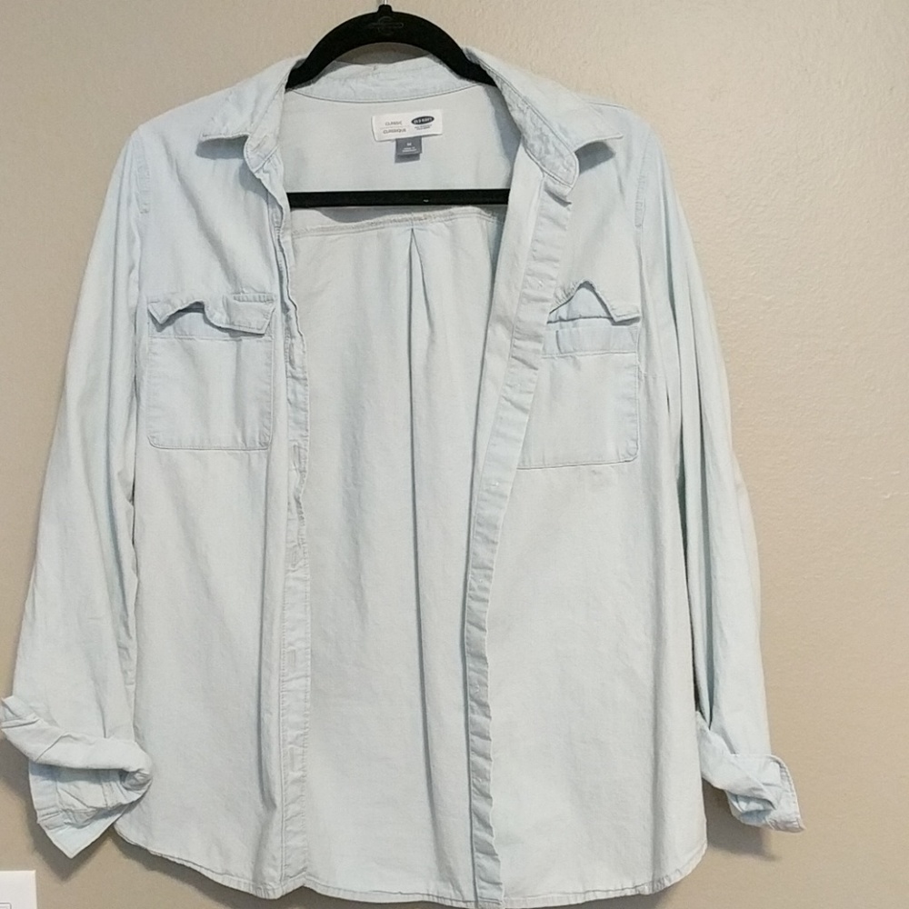 Denin button up shirt